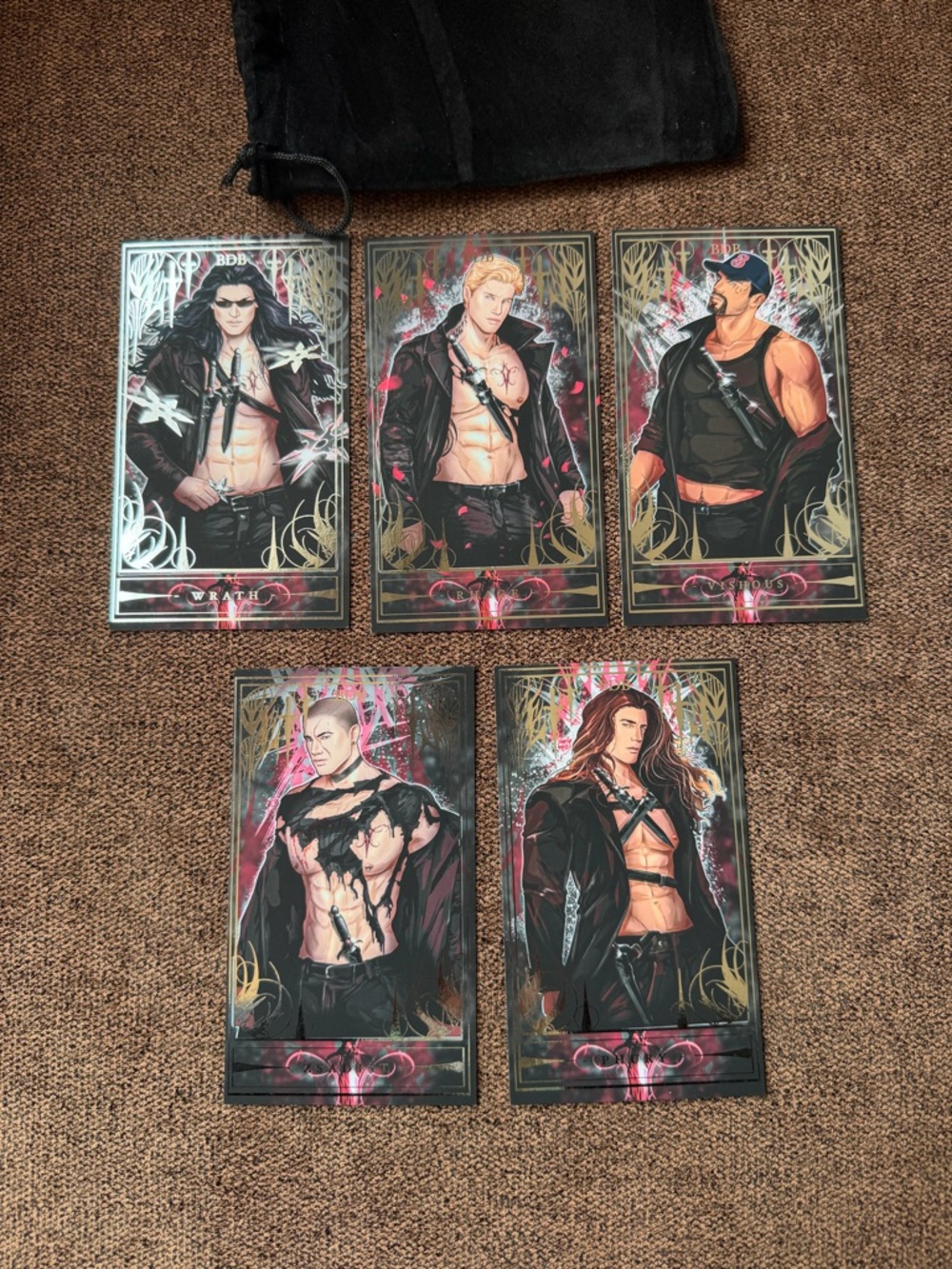 PGP Jemlin Black Dagger Brotherhood cards JR Ward Apollycon 2026